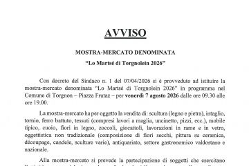 Mostra-mercato "Lo Martsé di Torgnolein 2026"