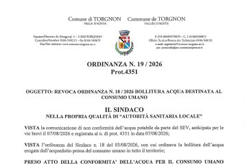 Avviso alla popolazione