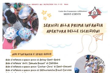 Iscrizioni nidi d'infanzia e spazi gioco.